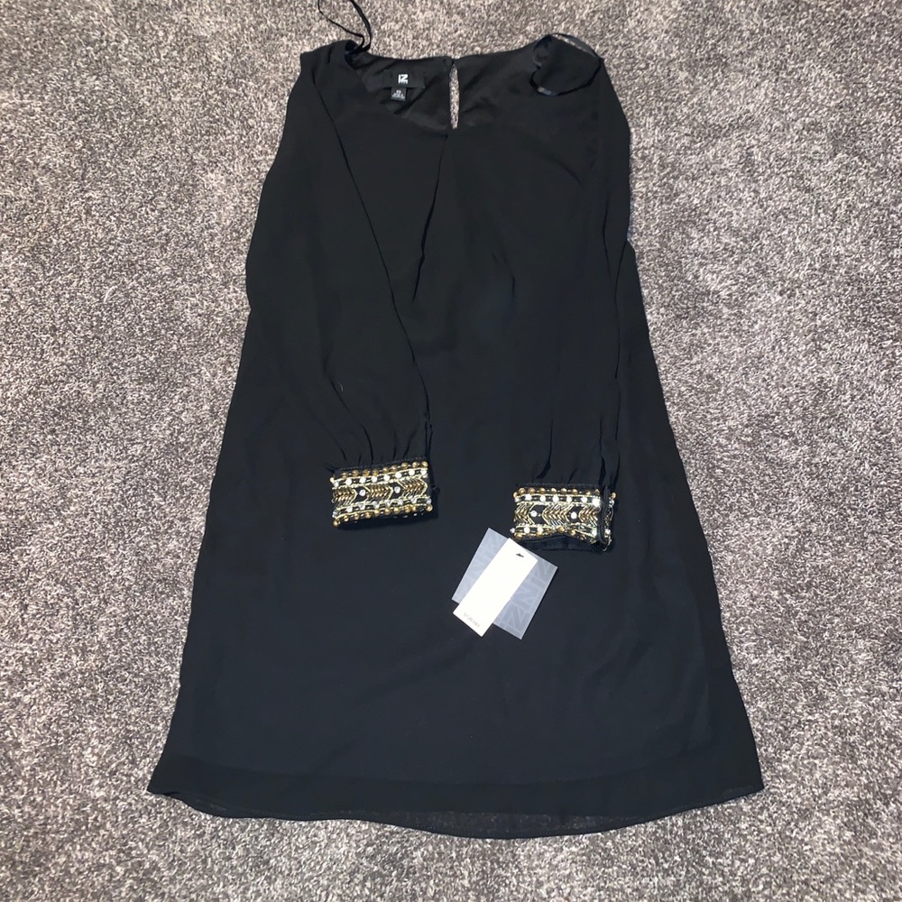 IZ byer black long sleeve dress